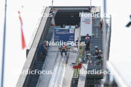 25.08.2023, Oberwiesenthal, Germany (GER): Nathalie Armbruster (GER) - FIS Nordic Combined Summer Grand Prix men and women, training HS105 women, Oberwiesenthal (GER). www.nordicfocus.com. © Volk/NordicFocus. Every downloaded picture is fee-liable.