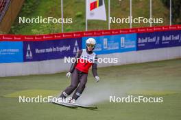 27.08.2023, Oberwiesenthal, Germany (GER): Kasper Moen Flatla (NOR) - FIS Nordic Combined Summer Grand Prix men and women, mixed team sprint, Oberwiesenthal (GER). www.nordicfocus.com. © Volk/NordicFocus. Every downloaded picture is fee-liable.