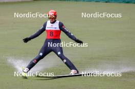 27.08.2023, Oberwiesenthal, Germany (GER): Johannes Rydzek (GER) - FIS Nordic Combined Summer Grand Prix men and women, mixed team sprint, Oberwiesenthal (GER). www.nordicfocus.com. © Volk/NordicFocus. Every downloaded picture is fee-liable.