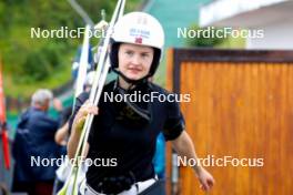 27.08.2023, Oberwiesenthal, Germany (GER): Gyda Westvold Hansen of Norway - FIS Nordic Combined Summer Grand Prix men and women, mixed team sprint, Oberwiesenthal (GER). www.nordicfocus.com. © Volk/NordicFocus. Every downloaded picture is fee-liable.