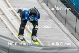 29.08.2023, Oberstdorf, Germany (GER): Christian Frank (GER) - FIS Nordic Combined Summer Grand Prix men and women, training+PCR, individual gundersen HS137/10km men, Oberstdorf (GER). www.nordicfocus.com. © Volk/NordicFocus. Every downloaded picture is fee-liable.