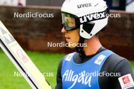 29.08.2023, Oberstdorf, Germany (GER): Laurent Muhlethaler (FRA) - FIS Nordic Combined Summer Grand Prix men and women, training+PCR, individual gundersen HS137/10km men, Oberstdorf (GER). www.nordicfocus.com. © Volk/NordicFocus. Every downloaded picture is fee-liable.