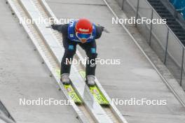 29.08.2023, Oberstdorf, Germany (GER): Terence Weber (GER) - FIS Nordic Combined Summer Grand Prix men and women, training+PCR, individual gundersen HS137/10km men, Oberstdorf (GER). www.nordicfocus.com. © Volk/NordicFocus. Every downloaded picture is fee-liable.