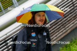 29.08.2023, Oberstdorf, Germany (GER): Norwegian coach Tom Hilde - FIS Nordic Combined Summer Grand Prix men and women, training+PCR, individual gundersen HS105/5km women, Oberstdorf (GER). www.nordicfocus.com. © Volk/NordicFocus. Every downloaded picture is fee-liable.