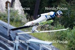 01.09.2023, Villach, Austria (AUT): Severin Reiter (AUT) - FIS Nordic Combined Summer Grand Prix men and women, training, compact sprint HS98/7.5km men, Villach (AUT). www.nordicfocus.com. © Volk/NordicFocus. Every downloaded picture is fee-liable.