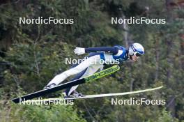 01.09.2023, Villach, Austria (AUT): Kristjan Ilves (EST) - FIS Nordic Combined Summer Grand Prix men and women, training, compact sprint HS98/7.5km men, Villach (AUT). www.nordicfocus.com. © Volk/NordicFocus. Every downloaded picture is fee-liable.