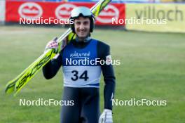 01.09.2023, Villach, Austria (AUT): Fabio Obermeyr (AUT) - FIS Nordic Combined Summer Grand Prix men and women, training, compact sprint HS98/7.5km men, Villach (AUT). www.nordicfocus.com. © Volk/NordicFocus. Every downloaded picture is fee-liable.