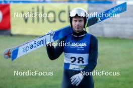 01.09.2023, Villach, Austria (AUT): Vid Vrhovnik (SLO) - FIS Nordic Combined Summer Grand Prix men and women, training, compact sprint HS98/7.5km men, Villach (AUT). www.nordicfocus.com. © Volk/NordicFocus. Every downloaded picture is fee-liable.