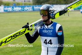 01.09.2023, Villach, Austria (AUT): Espen Bjoernstad (NOR) - FIS Nordic Combined Summer Grand Prix men and women, training, compact sprint HS98/7.5km men, Villach (AUT). www.nordicfocus.com. © Volk/NordicFocus. Every downloaded picture is fee-liable.