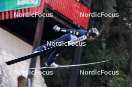 01.09.2023, Villach, Austria (AUT): Antoine Gerard (FRA) - FIS Nordic Combined Summer Grand Prix men and women, training, compact sprint HS98/7.5km men, Villach (AUT). www.nordicfocus.com. © Volk/NordicFocus. Every downloaded picture is fee-liable.