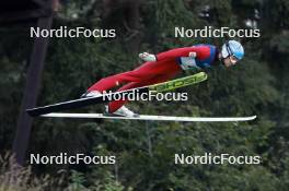 01.09.2023, Villach, Austria (AUT): Christian Deuschl (AUT) - FIS Nordic Combined Summer Grand Prix men and women, training, compact sprint HS98/7.5km men, Villach (AUT). www.nordicfocus.com. © Volk/NordicFocus. Every downloaded picture is fee-liable.