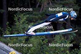 01.09.2023, Villach, Austria (AUT): Benjamin Loomis (USA) - FIS Nordic Combined Summer Grand Prix men and women, training, compact sprint HS98/7.5km men, Villach (AUT). www.nordicfocus.com. © Volk/NordicFocus. Every downloaded picture is fee-liable.