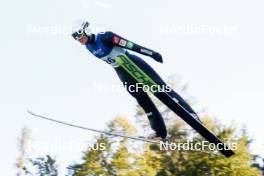 01.09.2023, Villach, Austria (AUT): Matteo Baud (FRA) - FIS Nordic Combined Summer Grand Prix men and women, training, compact sprint HS98/7.5km men, Villach (AUT). www.nordicfocus.com. © Volk/NordicFocus. Every downloaded picture is fee-liable.