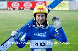 01.09.2023, Villach, Austria (AUT): Otto Niittykoski (FIN) - FIS Nordic Combined Summer Grand Prix men and women, training, compact sprint HS98/7.5km men, Villach (AUT). www.nordicfocus.com. © Volk/NordicFocus. Every downloaded picture is fee-liable.