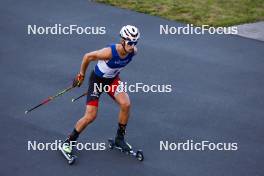 02.09.2023, Villach, Austria (AUT): Christian Deuschl (AUT) - FIS Nordic Combined Summer Grand Prix men and women, compact sprint HS98/7.5km men, Villach (AUT). www.nordicfocus.com. © Volk/NordicFocus. Every downloaded picture is fee-liable.