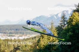 01.09.2023, Villach, Austria (AUT): Johannes Lamparter (AUT) - FIS Nordic Combined Summer Grand Prix men and women, training, compact sprint HS98/7.5km men, Villach (AUT). www.nordicfocus.com. © Volk/NordicFocus. Every downloaded picture is fee-liable.