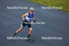 02.09.2023, Villach, Austria (AUT): Ilkka Herola (FIN) - FIS Nordic Combined Summer Grand Prix men and women, compact sprint HS98/7.5km men, Villach (AUT). www.nordicfocus.com. © Volk/NordicFocus. Every downloaded picture is fee-liable.