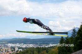 01.09.2023, Villach, Austria (AUT): Jenny Nowak (GER) - FIS Nordic Combined Summer Grand Prix men and women, training, compact sprint HS98/5km women, Villach (AUT). www.nordicfocus.com. © Volk/NordicFocus. Every downloaded picture is fee-liable.