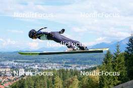 01.09.2023, Villach, Austria (AUT): Anne Haeckel (GER) - FIS Nordic Combined Summer Grand Prix men and women, training, compact sprint HS98/5km women, Villach (AUT). www.nordicfocus.com. © Volk/NordicFocus. Every downloaded picture is fee-liable.