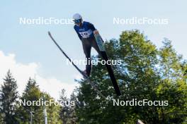 01.09.2023, Villach, Austria (AUT): Alexa Brabec (USA) - FIS Nordic Combined Summer Grand Prix men and women, training, compact sprint HS98/5km women, Villach (AUT). www.nordicfocus.com. © Volk/NordicFocus. Every downloaded picture is fee-liable.