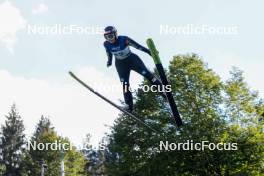 01.09.2023, Villach, Austria (AUT): Sophia Maurus (GER) - FIS Nordic Combined Summer Grand Prix men and women, training, compact sprint HS98/5km women, Villach (AUT). www.nordicfocus.com. © Volk/NordicFocus. Every downloaded picture is fee-liable.