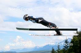 01.09.2023, Villach, Austria (AUT): Clara Mentil (AUT) - FIS Nordic Combined Summer Grand Prix men and women, training, compact sprint HS98/5km women, Villach (AUT). www.nordicfocus.com. © Volk/NordicFocus. Every downloaded picture is fee-liable.