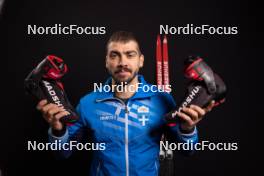 28.11.2023, Oestersund, Sweden, (SWE): Nikolaos Tsourekas (GRE) - IBU World Cup Biathlon, photoshooting, Oestersund (SWE). www.nordicfocus.com. © Manzoni/NordicFocus. Every downloaded picture is fee-liable.