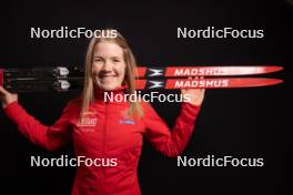 28.11.2023, Oestersund, Sweden, (SWE): Emma Lunder (CAN) - IBU World Cup Biathlon, photoshooting, Oestersund (SWE). www.nordicfocus.com. © Manzoni/NordicFocus. Every downloaded picture is fee-liable.