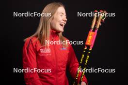 28.11.2023, Oestersund, Sweden, (SWE): Emma Lunder (CAN) - IBU World Cup Biathlon, photoshooting, Oestersund (SWE). www.nordicfocus.com. © Manzoni/NordicFocus. Every downloaded picture is fee-liable.