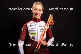 24.11.2023, Oestersund, Sweden, (SWE): Sandra Bulina (LAT) - IBU World Cup Biathlon, photoshooting, Oestersund (SWE). www.nordicfocus.com. © Manzoni/NordicFocus. Every downloaded picture is fee-liable.