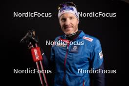 28.11.2023, Oestersund, Sweden, (SWE): Simon Eder (AUT) - IBU World Cup Biathlon, photoshooting, Oestersund (SWE). www.nordicfocus.com. © Manzoni/NordicFocus. Every downloaded picture is fee-liable.