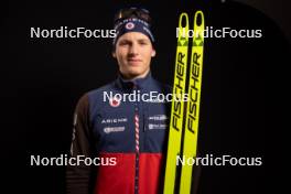 27.11.2023, Oestersund, Sweden, (SWE): Maxime Germain (USA) - IBU World Cup Biathlon, photoshooting, Oestersund (SWE). www.nordicfocus.com. © Manzoni/NordicFocus. Every downloaded picture is fee-liable.