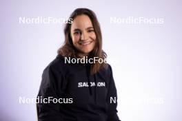 27.11.2023, Oestersund, Sweden, (SWE): Gilonne Guigonnat (FRA) - IBU World Cup Biathlon, photoshooting, Oestersund (SWE). www.nordicfocus.com. © Manzoni/NordicFocus. Every downloaded picture is fee-liable.