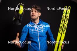 28.11.2023, Oestersund, Sweden, (SWE): Apostolos Angelis (GRE) - IBU World Cup Biathlon, photoshooting, Oestersund (SWE). www.nordicfocus.com. © Manzoni/NordicFocus. Every downloaded picture is fee-liable.