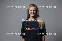 07.12.2023, Oestersund, Sweden (SWE): Jessie Diggins (USA) - FIS world cup cross-country, photoshooting, Oestersund (SWE). www.nordicfocus.com. © Modica/NordicFocus. Every downloaded picture is fee-liable.