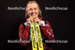 24.11.2023, Oestersund, Sweden, (SWE): Annija Sabule (LAT) - IBU World Cup Biathlon, photoshooting, Oestersund (SWE). www.nordicfocus.com. © Manzoni/NordicFocus. Every downloaded picture is fee-liable.