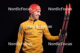 23.11.2023, Oestersund, Sweden, (SWE): David Zobel (GER) - IBU World Cup Biathlon, photoshooting, Oestersund (SWE). www.nordicfocus.com. © Manzoni/NordicFocus. Every downloaded picture is fee-liable.