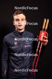 24.11.2023, Oestersund, Sweden, (SWE): Anton Dudchenko (UKR) - IBU World Cup Biathlon, photoshooting, Oestersund (SWE). www.nordicfocus.com. © Manzoni/NordicFocus. Every downloaded picture is fee-liable.