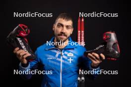 28.11.2023, Oestersund, Sweden, (SWE): Nikolaos Tsourekas (GRE) - IBU World Cup Biathlon, photoshooting, Oestersund (SWE). www.nordicfocus.com. © Manzoni/NordicFocus. Every downloaded picture is fee-liable.