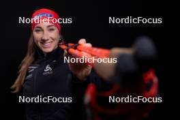 23.11.2023, Oestersund, Sweden, (SWE): Aita Gasparin (SUI) - IBU World Cup Biathlon, photoshooting, Oestersund (SWE). www.nordicfocus.com. © Manzoni/NordicFocus. Every downloaded picture is fee-liable.