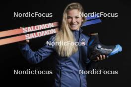 07.12.2023, Oestersund, Sweden (SWE): Jessie Diggins (USA) - FIS world cup cross-country, photoshooting, Oestersund (SWE). www.nordicfocus.com. © Modica/NordicFocus. Every downloaded picture is fee-liable.