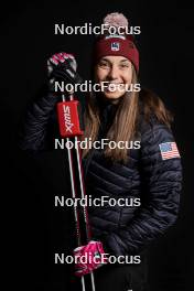 07.12.2023, Oestersund, Sweden (SWE): Julia Kern (USA) - FIS world cup cross-country, photoshooting, Oestersund (SWE). www.nordicfocus.com. © Modica/NordicFocus. Every downloaded picture is fee-liable.