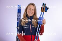 27.11.2023, Oestersund, Sweden, (SWE): Kelsey Joan Dickinson (USA) - IBU World Cup Biathlon, photoshooting, Oestersund (SWE). www.nordicfocus.com. © Manzoni/NordicFocus. Every downloaded picture is fee-liable.