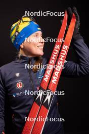 24.11.2023, Oestersund, Sweden, (SWE): Anastasiya Merkushyna (UKR) - IBU World Cup Biathlon, photoshooting, Oestersund (SWE). www.nordicfocus.com. © Manzoni/NordicFocus. Every downloaded picture is fee-liable.