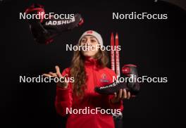 28.11.2023, Oestersund, Sweden, (SWE): Emily Dickson (CAN) - IBU World Cup Biathlon, photoshooting, Oestersund (SWE). www.nordicfocus.com. © Manzoni/NordicFocus. Every downloaded picture is fee-liable.