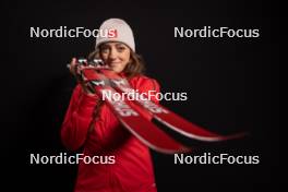 28.11.2023, Oestersund, Sweden, (SWE): Emily Dickson (CAN) - IBU World Cup Biathlon, photoshooting, Oestersund (SWE). www.nordicfocus.com. © Manzoni/NordicFocus. Every downloaded picture is fee-liable.