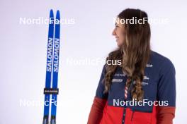 27.11.2023, Oestersund, Sweden, (SWE): Deedra Irwin (USA) - IBU World Cup Biathlon, photoshooting, Oestersund (SWE). www.nordicfocus.com. © Manzoni/NordicFocus. Every downloaded picture is fee-liable.