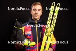 24.11.2023, Oestersund, Sweden, (SWE): Raul Flore (ROU) - IBU World Cup Biathlon, photoshooting, Oestersund (SWE). www.nordicfocus.com. © Manzoni/NordicFocus. Every downloaded picture is fee-liable.