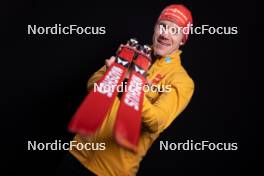 23.11.2023, Oestersund, Sweden, (SWE): Roman Rees (GER) - IBU World Cup Biathlon, photoshooting, Oestersund (SWE). www.nordicfocus.com. © Manzoni/NordicFocus. Every downloaded picture is fee-liable.