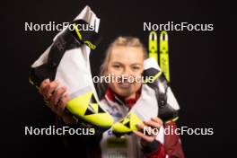 24.11.2023, Oestersund, Sweden, (SWE): Annija Sabule (LAT) - IBU World Cup Biathlon, photoshooting, Oestersund (SWE). www.nordicfocus.com. © Manzoni/NordicFocus. Every downloaded picture is fee-liable.